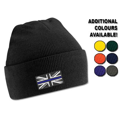 Thin Blue Line Flag Beanie