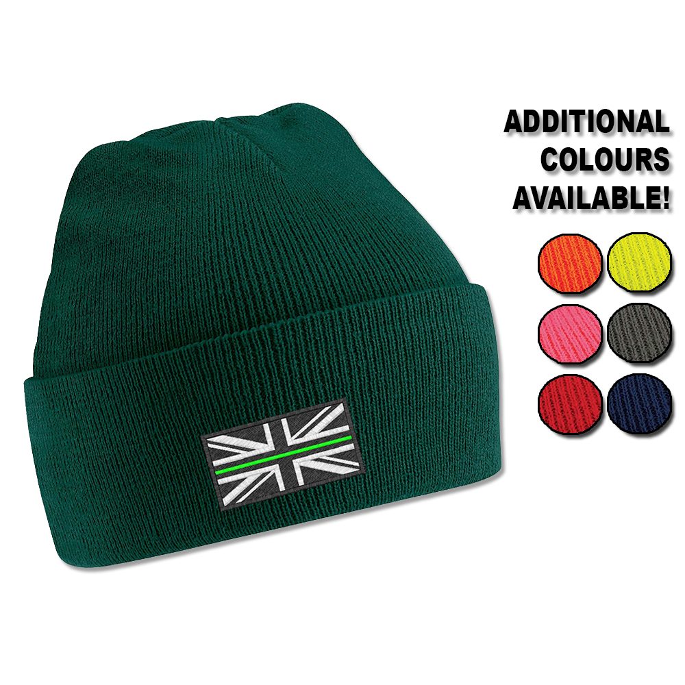 Thin Green Line Flag Beanie
