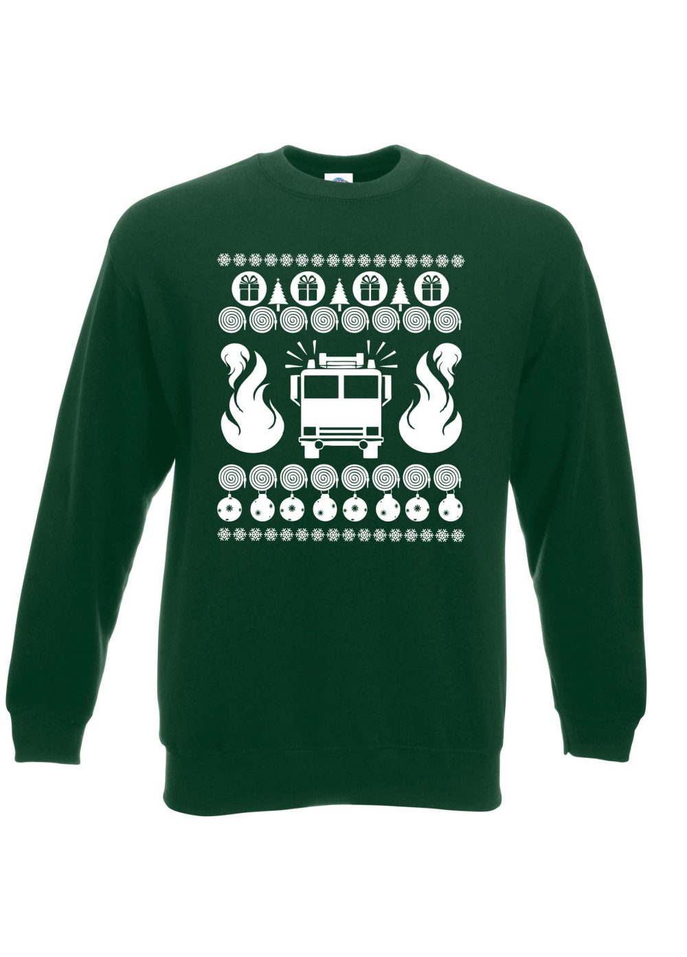 Fire XMAS Sweatshirt Jumper - Image 9