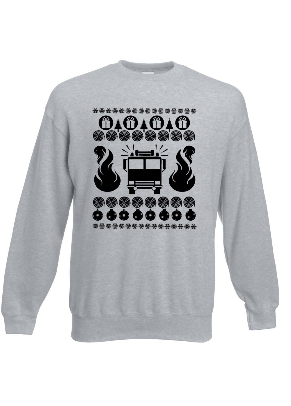 Fire XMAS Sweatshirt Jumper - Image 8