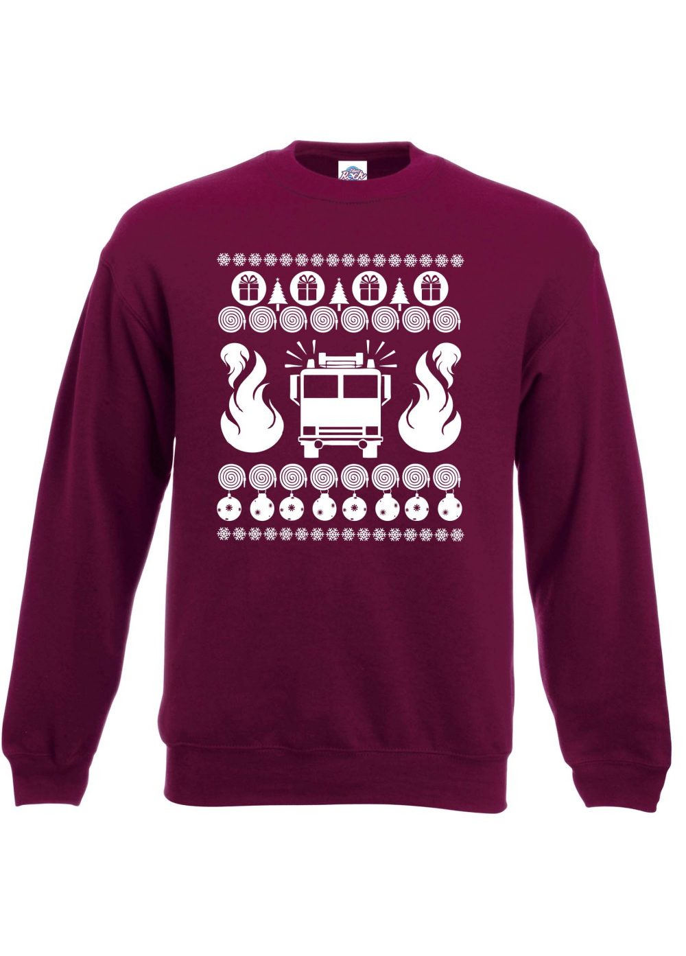 Fire XMAS Sweatshirt Jumper - Image 7