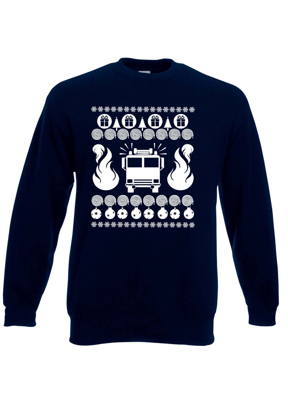 Fire XMAS Sweatshirt Jumper - Image 6