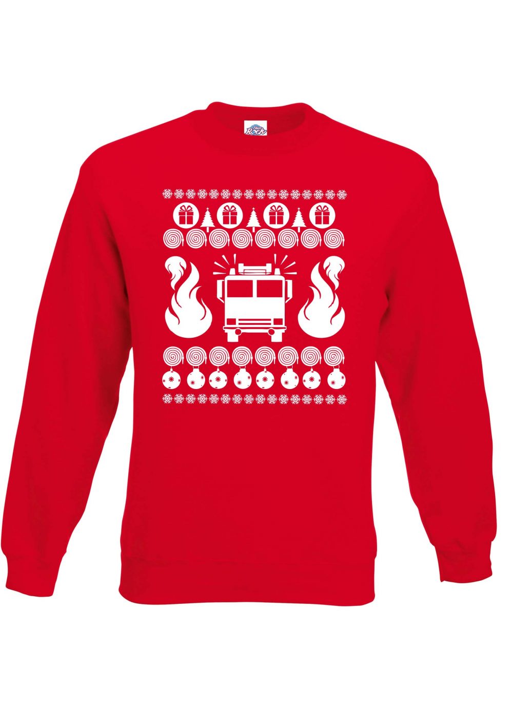 Fire XMAS Sweatshirt Jumper - Image 5