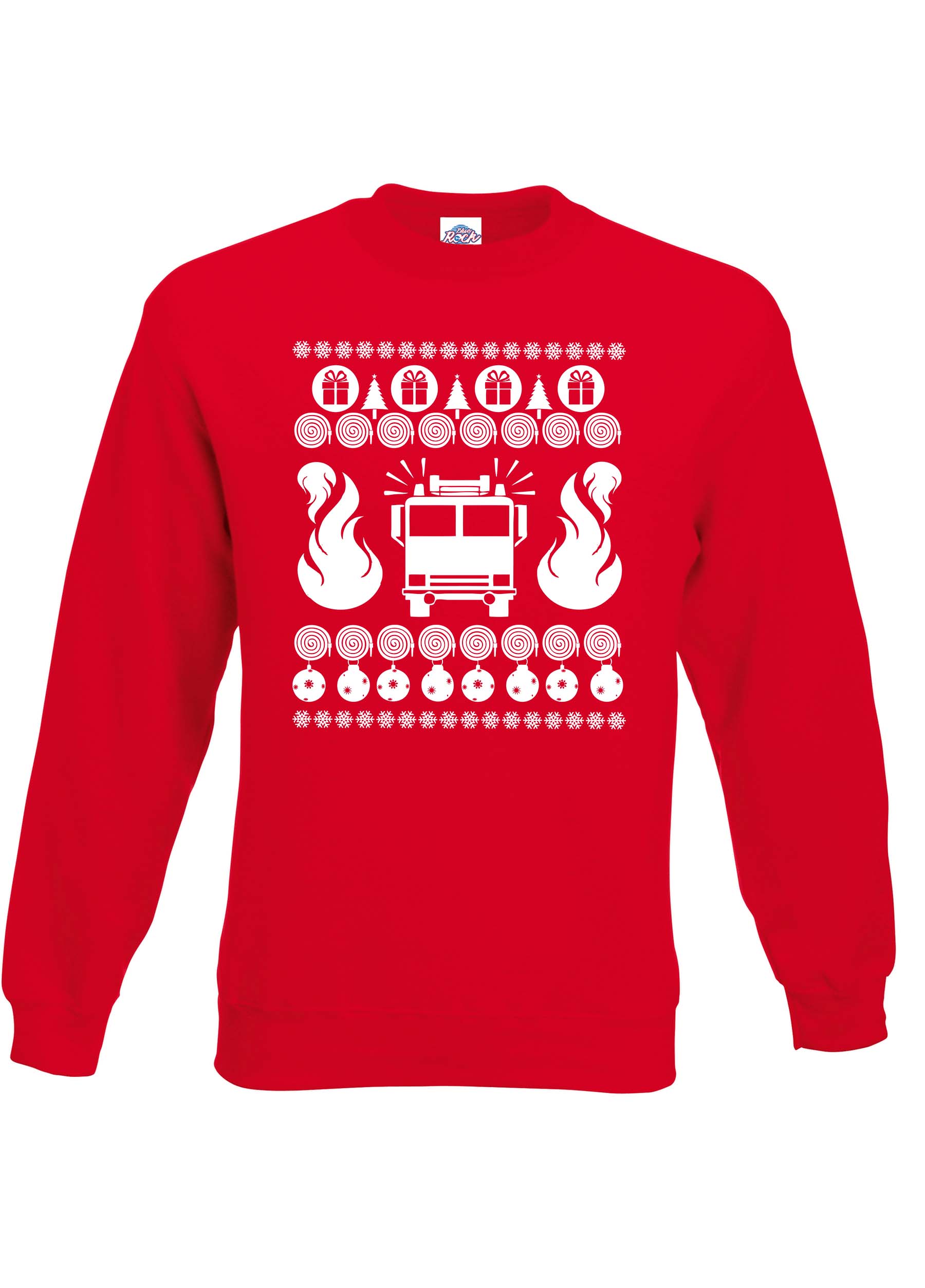 Fire XMAS Sweatshirt Jumper UK Cop Humour