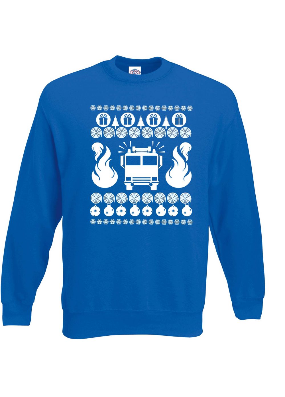 Fire XMAS Sweatshirt Jumper - Image 4