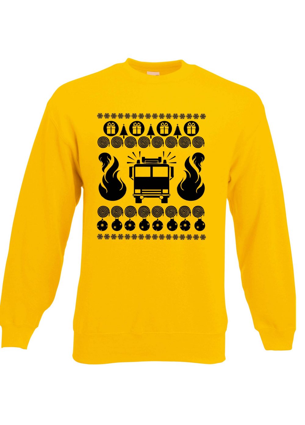Fire XMAS Sweatshirt Jumper - Image 11