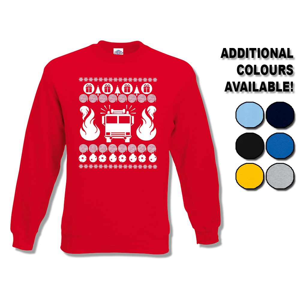 Fire XMAS Sweatshirt Jumper