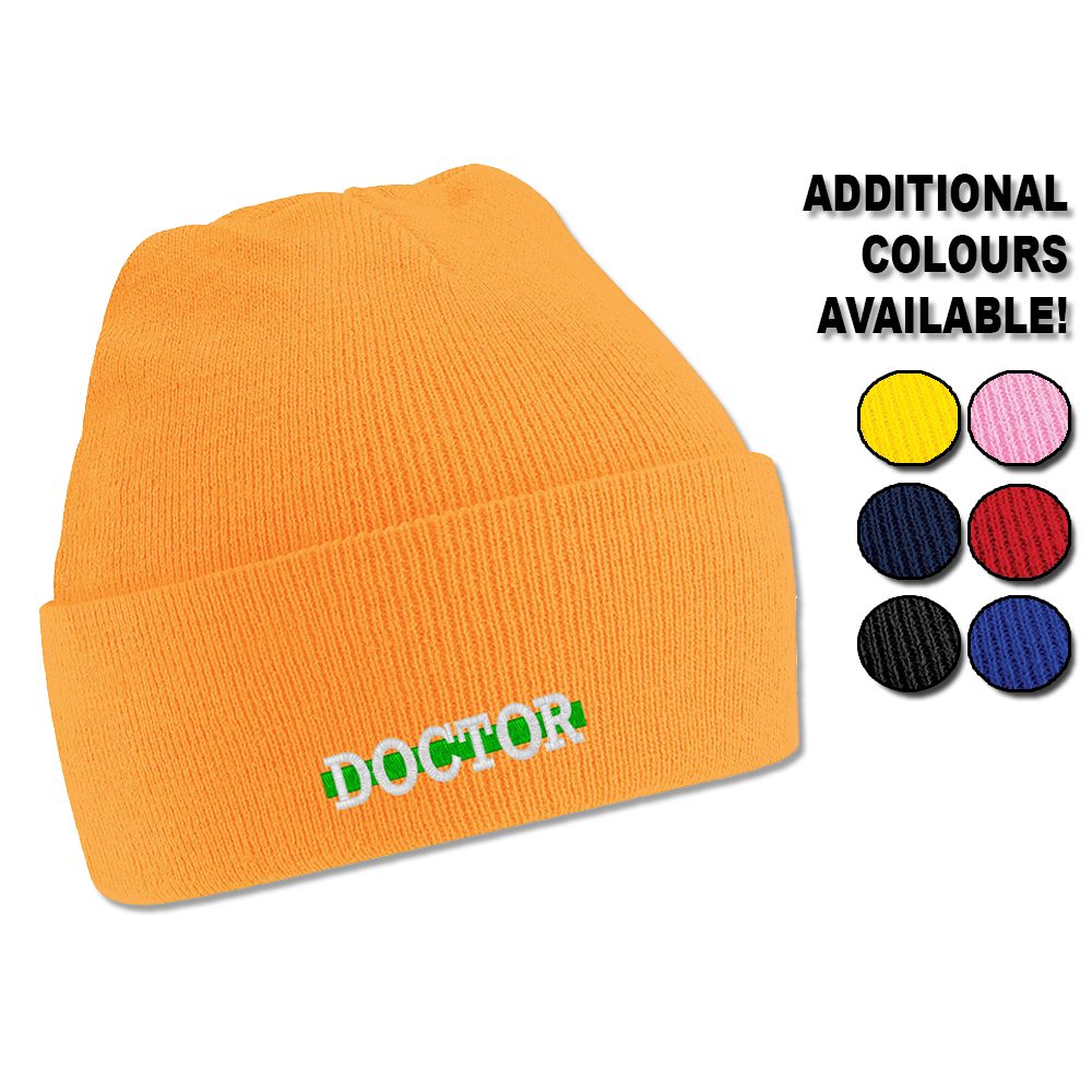 "Doctor" Thin Green Line Beanie