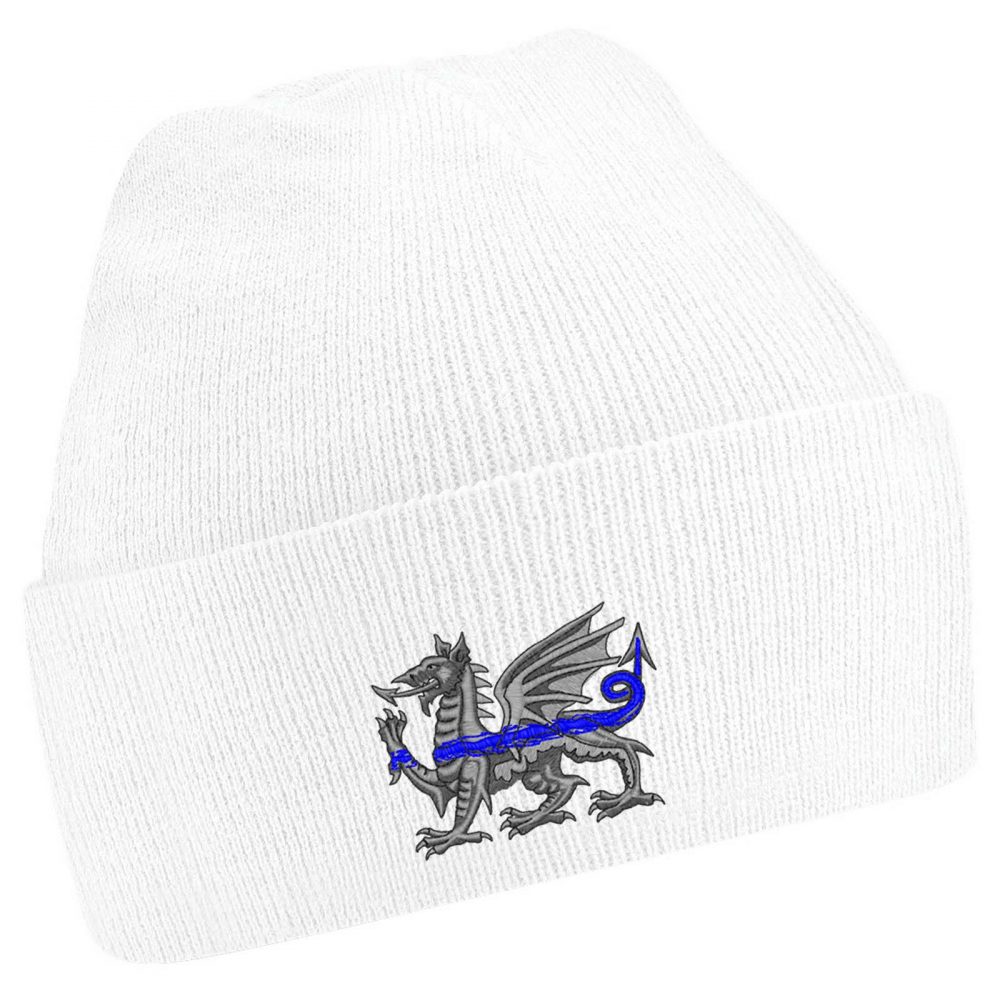 "Welsh Dragon" Thin Blue Line Beanie - Image 3