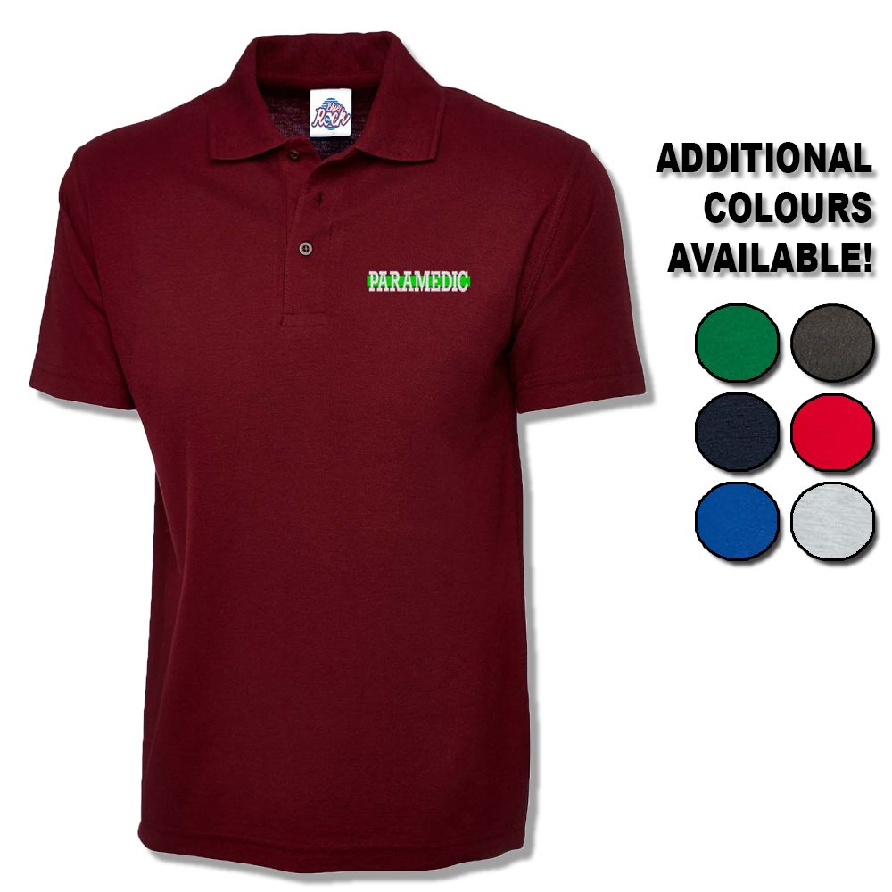 Paramedic Polo Shirt Embroidered