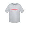 Kids Distressed Red Line T-Shirt - Image 6