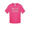 Kids Distressed Red Line T-Shirt - Image 10