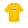 Kids Distressed Red Line T-Shirt - Image 4