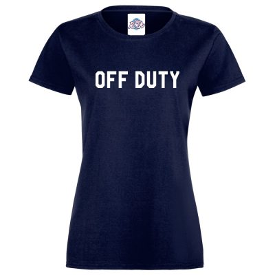 SALE: Ladies Off Duty T-Shirt Navy Small