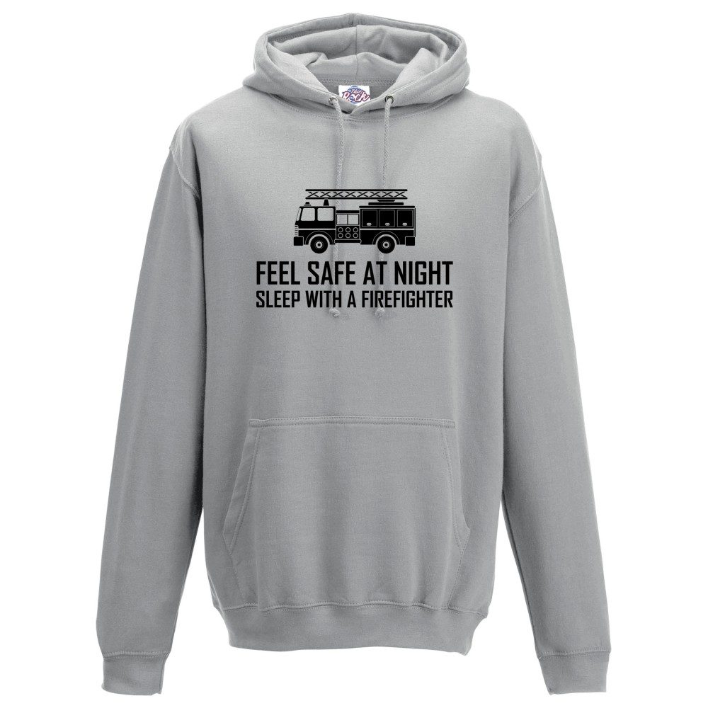 Unisex Sleep With Firefighter Hoodie - Image 9