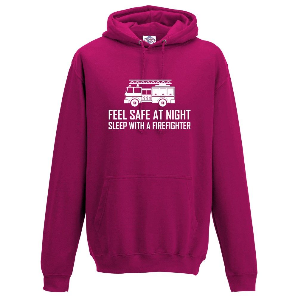 Unisex Sleep With Firefighter Hoodie - Image 8