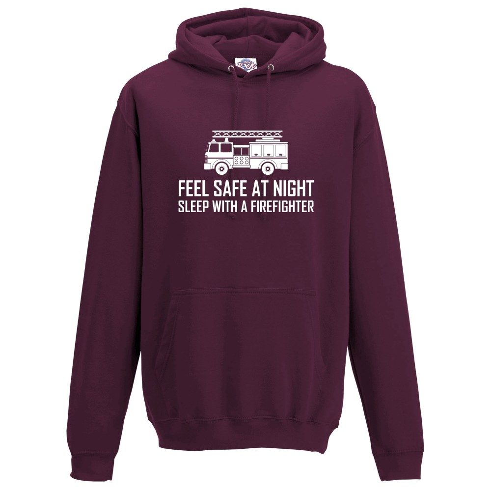 Unisex Sleep With Firefighter Hoodie - Image 7
