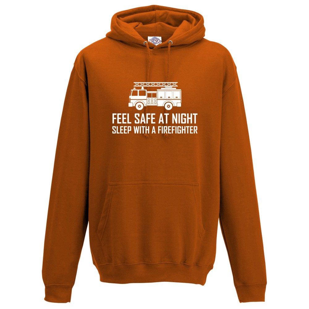 Unisex Sleep With Firefighter Hoodie - Image 5