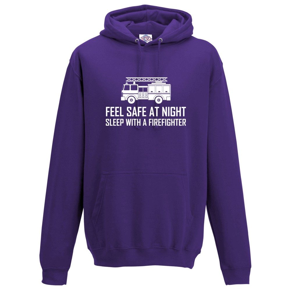Unisex Sleep With Firefighter Hoodie - Image 4