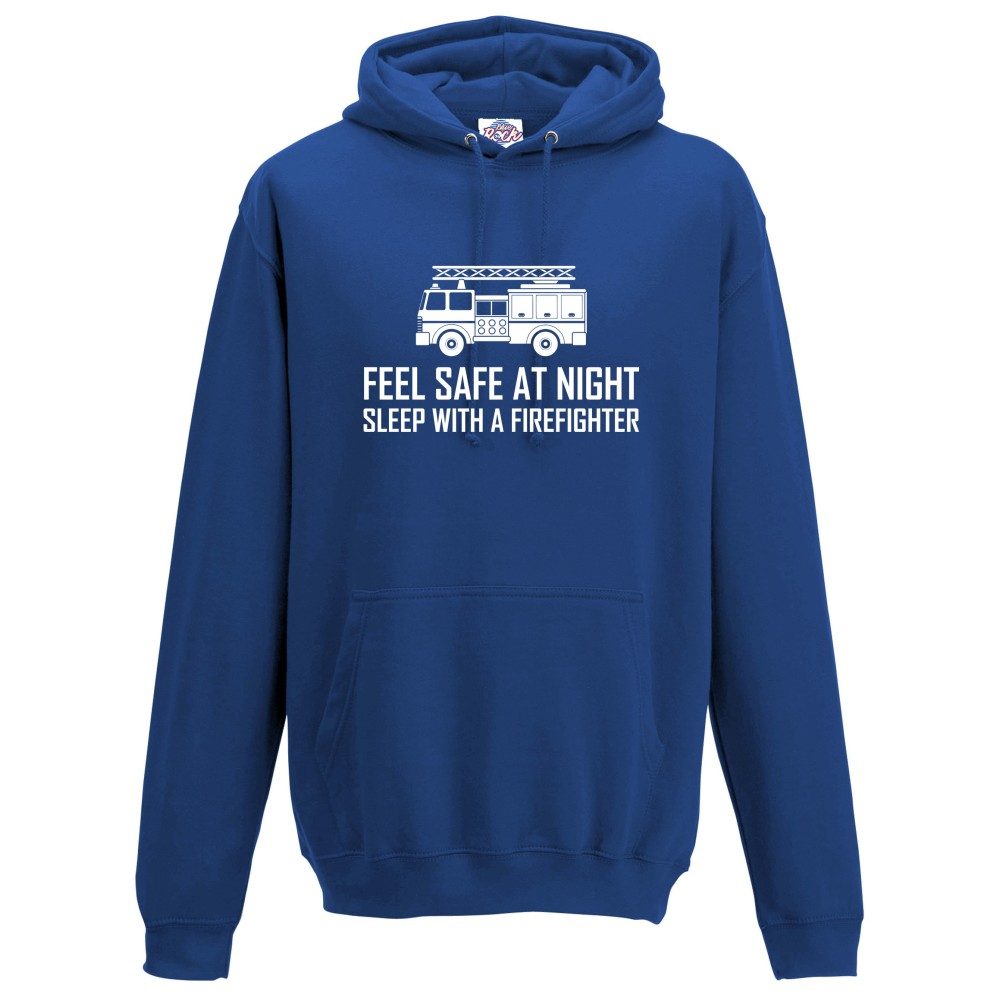 Unisex Sleep With Firefighter Hoodie - Image 2