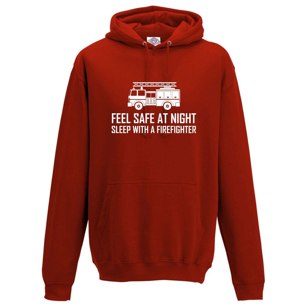 Unisex Sleep With Firefighter Hoodie - Image 3