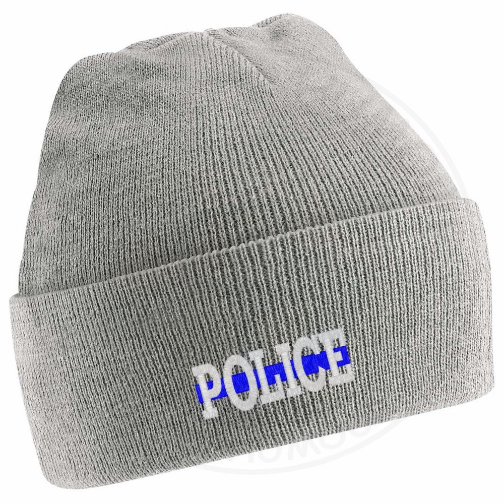 "Police" Thin Blue Line Beanie - Image 9