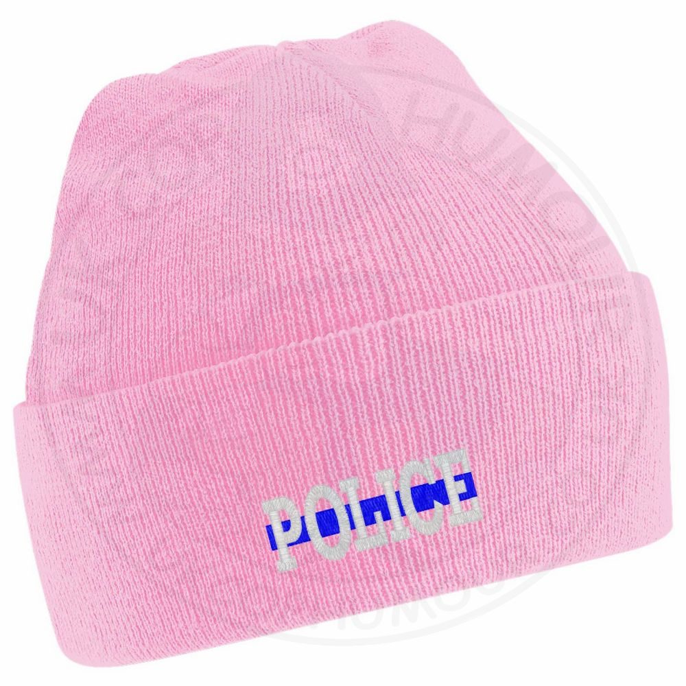 "Police" Thin Blue Line Beanie - Image 13