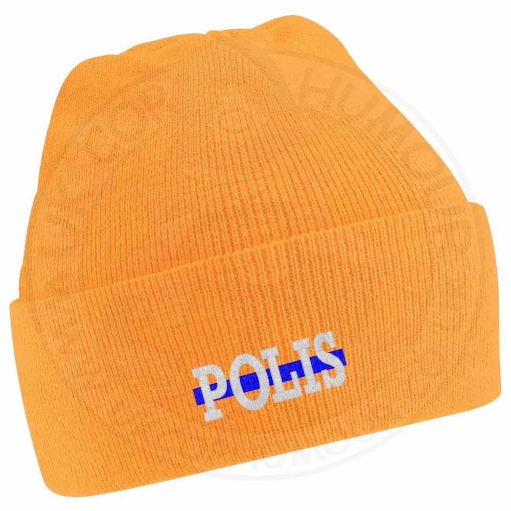 "Polis" Thin Blue Line Beanie - Image 5