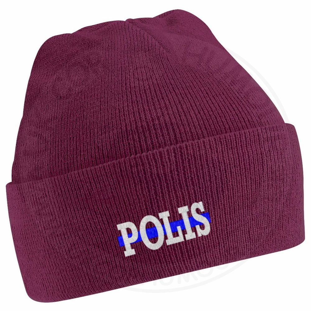 "Polis" Thin Blue Line Beanie - Image 9