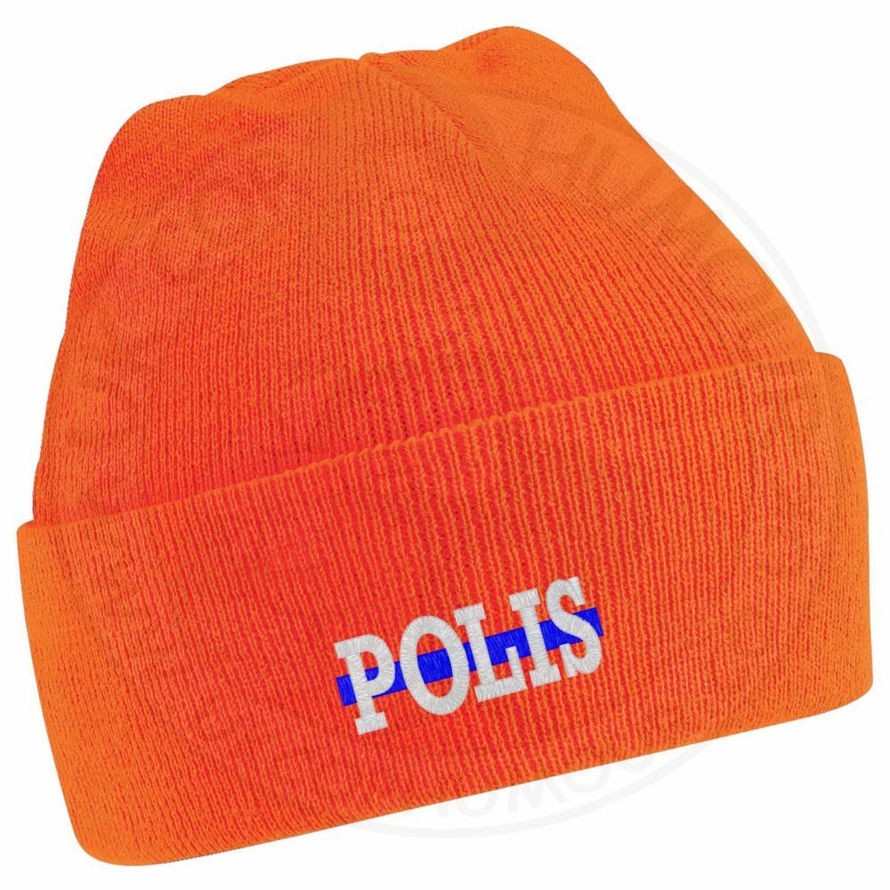 "Polis" Thin Blue Line Beanie - Image 12