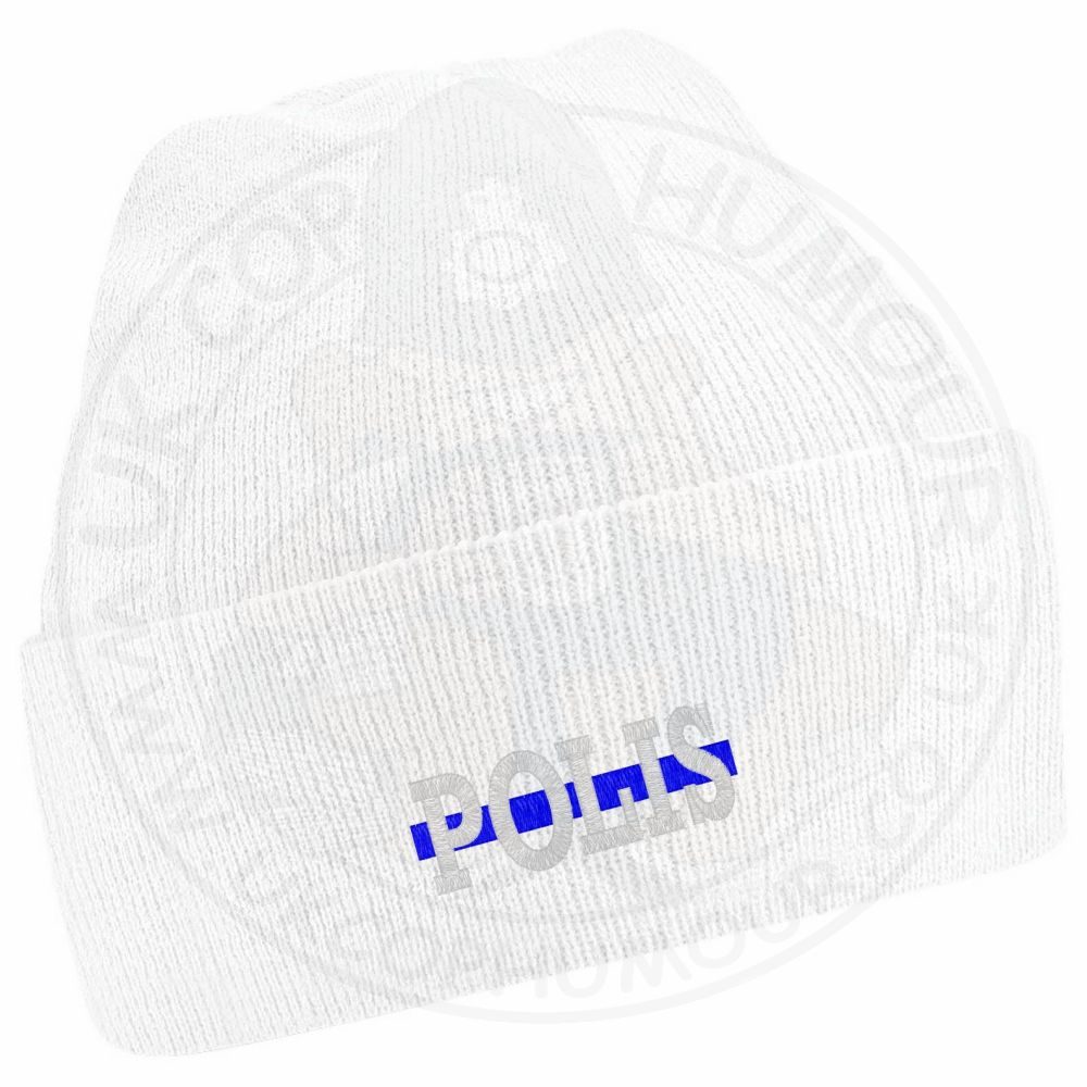 "Polis" Thin Blue Line Beanie - Image 16