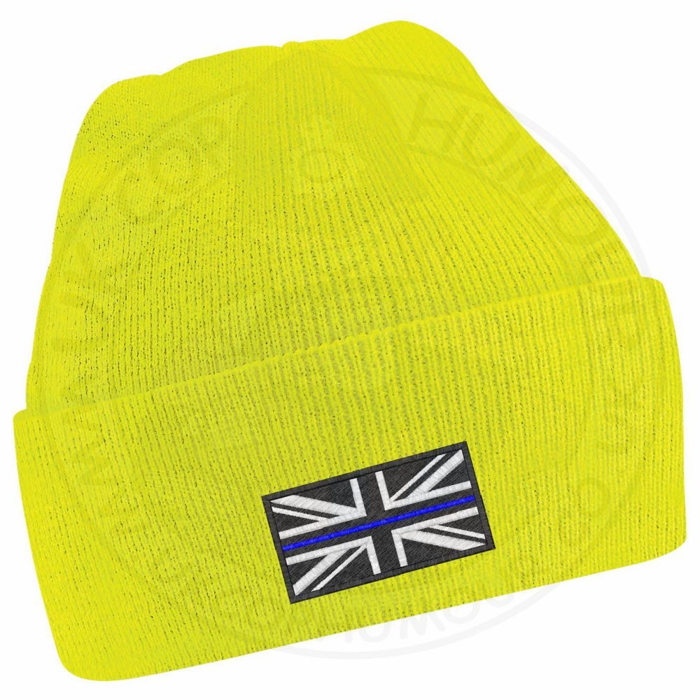 Thin Blue Line Flag Beanie - Image 8