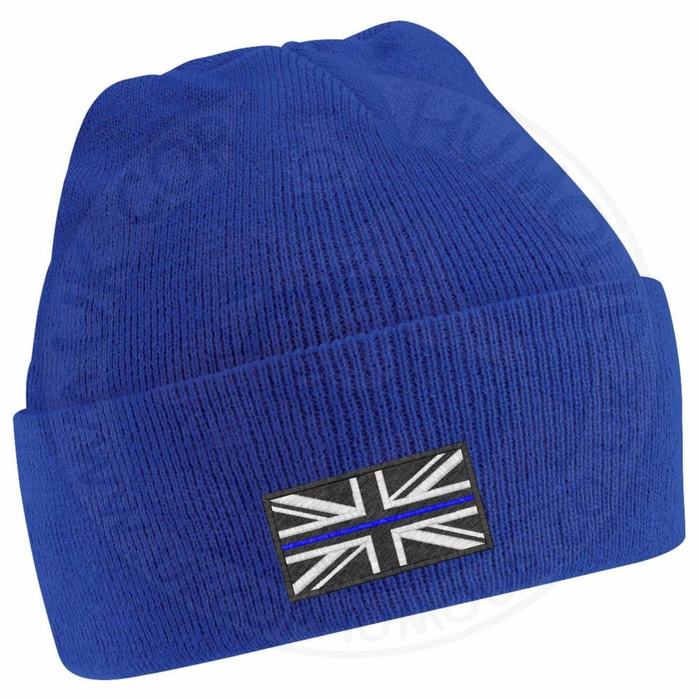 Thin Blue Line Flag Beanie - Image 16