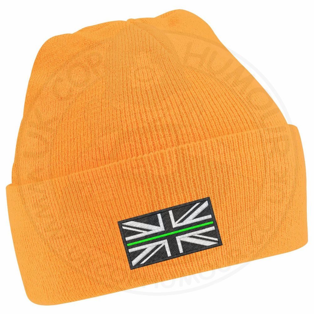 Thin Green Line Flag Beanie - Image 6