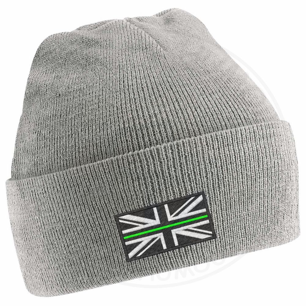Thin Green Line Flag Beanie - Image 9