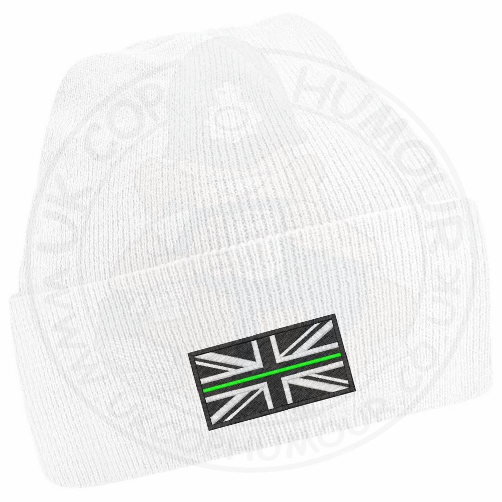 Thin Green Line Flag Beanie - Image 17