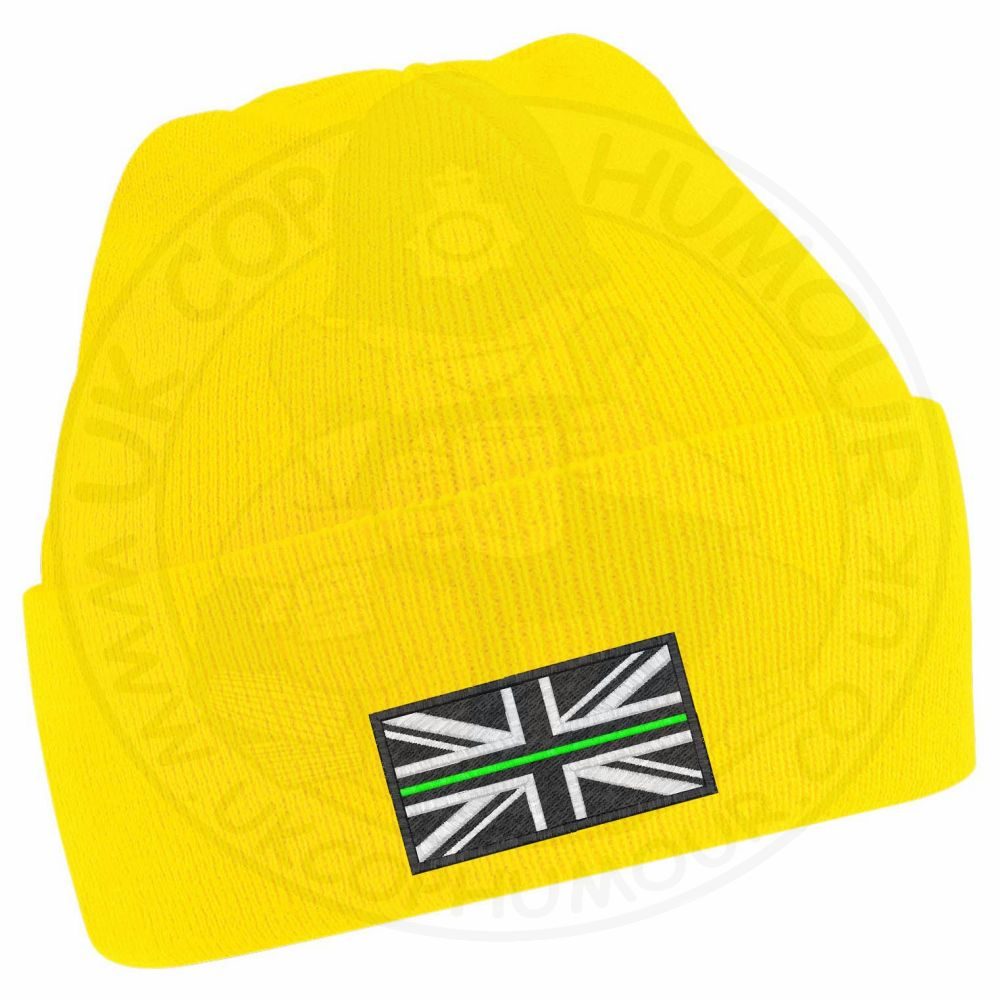 Thin Green Line Flag Beanie - Image 18