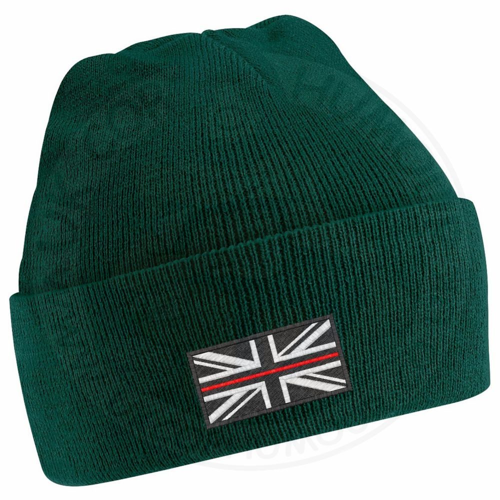 Thin Red Line Flag Beanie - Image 3