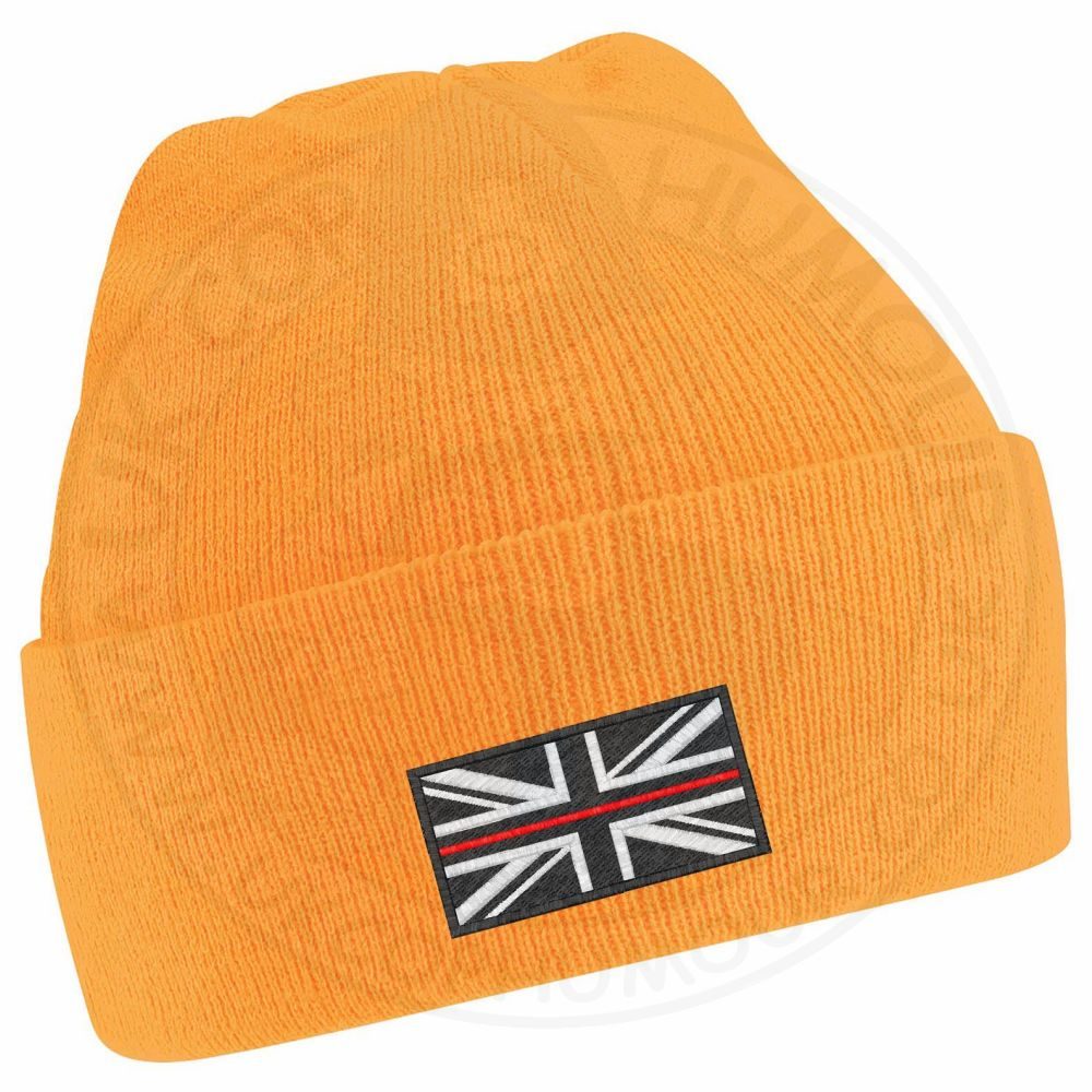 Thin Red Line Flag Beanie - Image 6