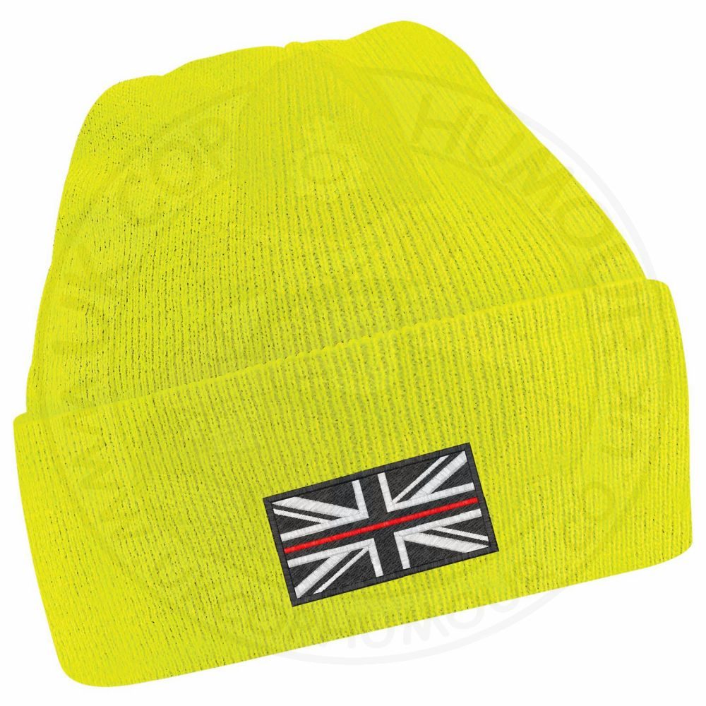 Thin Red Line Flag Beanie - Image 8