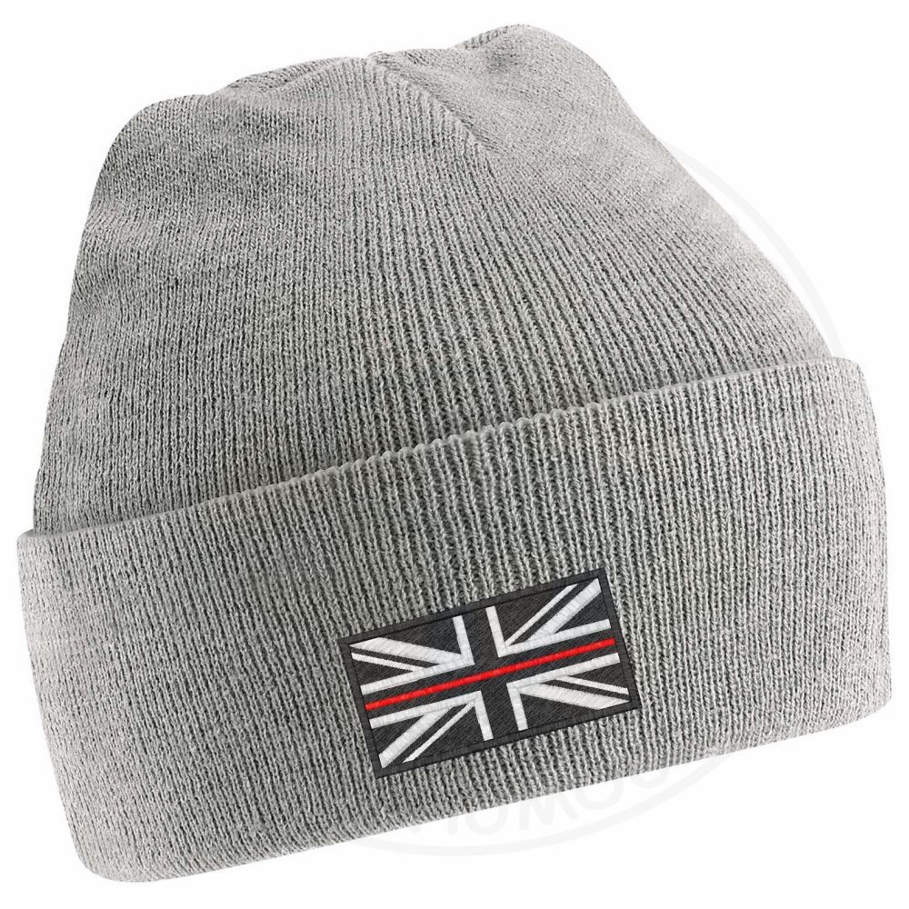 Thin Red Line Flag Beanie - Image 9