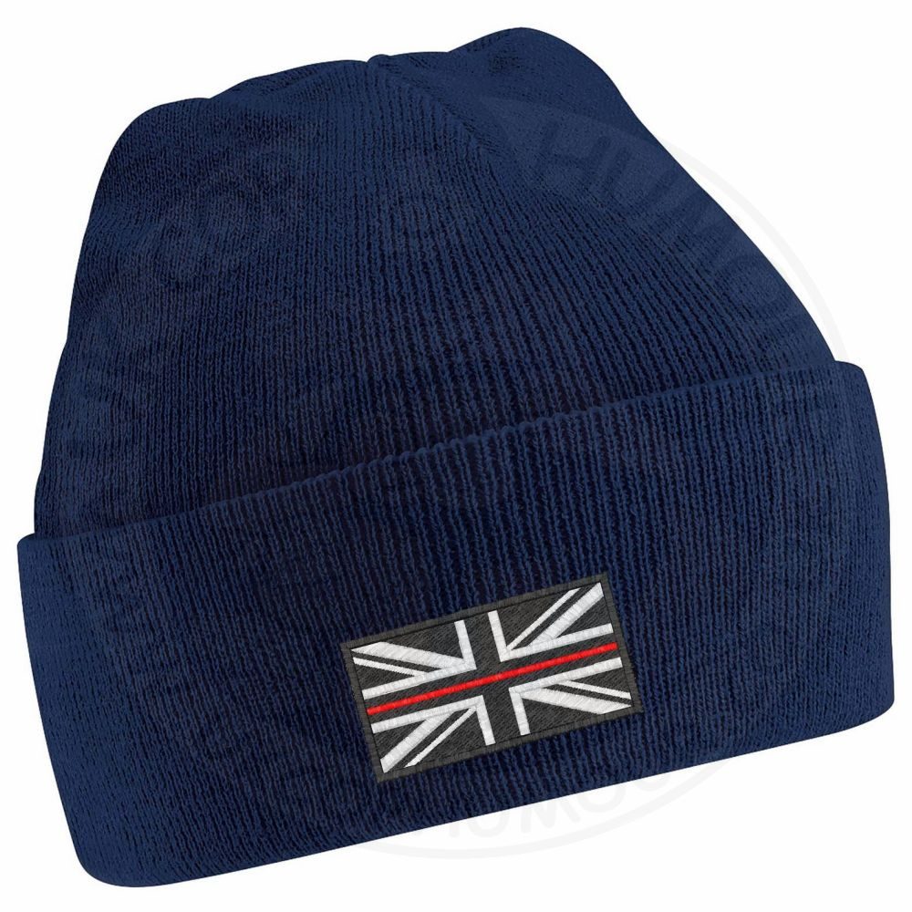Thin Red Line Flag Beanie - Image 10