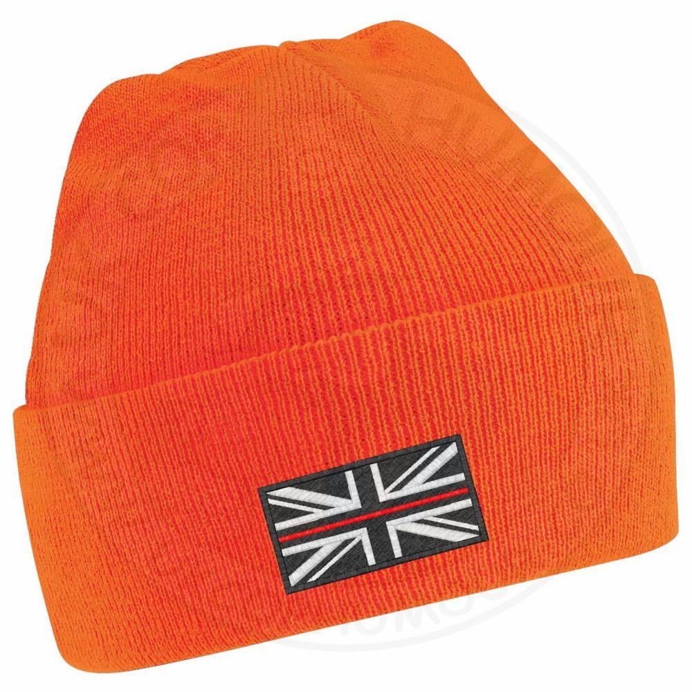 Thin Red Line Flag Beanie - Image 12
