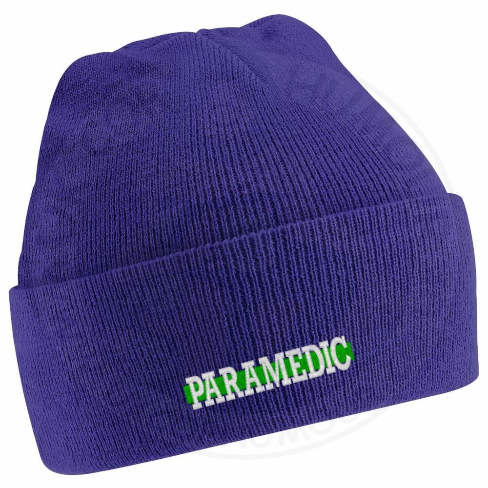 "Paramedic" Thin Green Line Beanie - Image 14