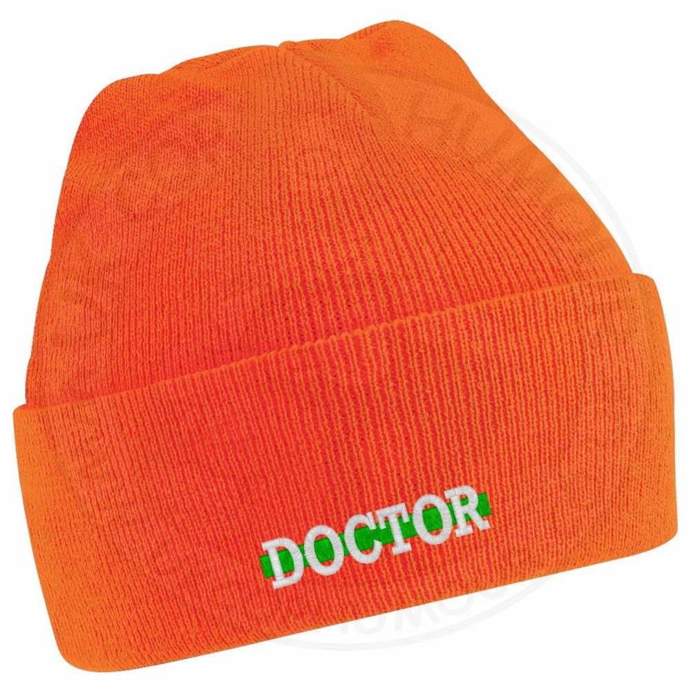 "Doctor" Thin Green Line Beanie - Image 12