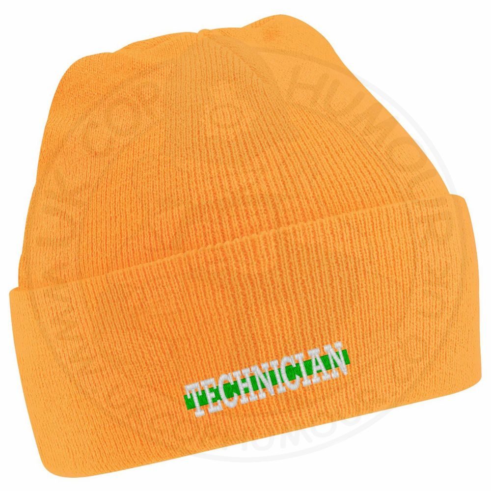 "Technician" Thin Green Line Beanie - Image 6