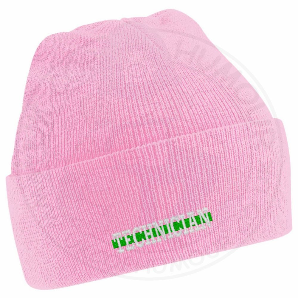 "Technician" Thin Green Line Beanie - Image 13
