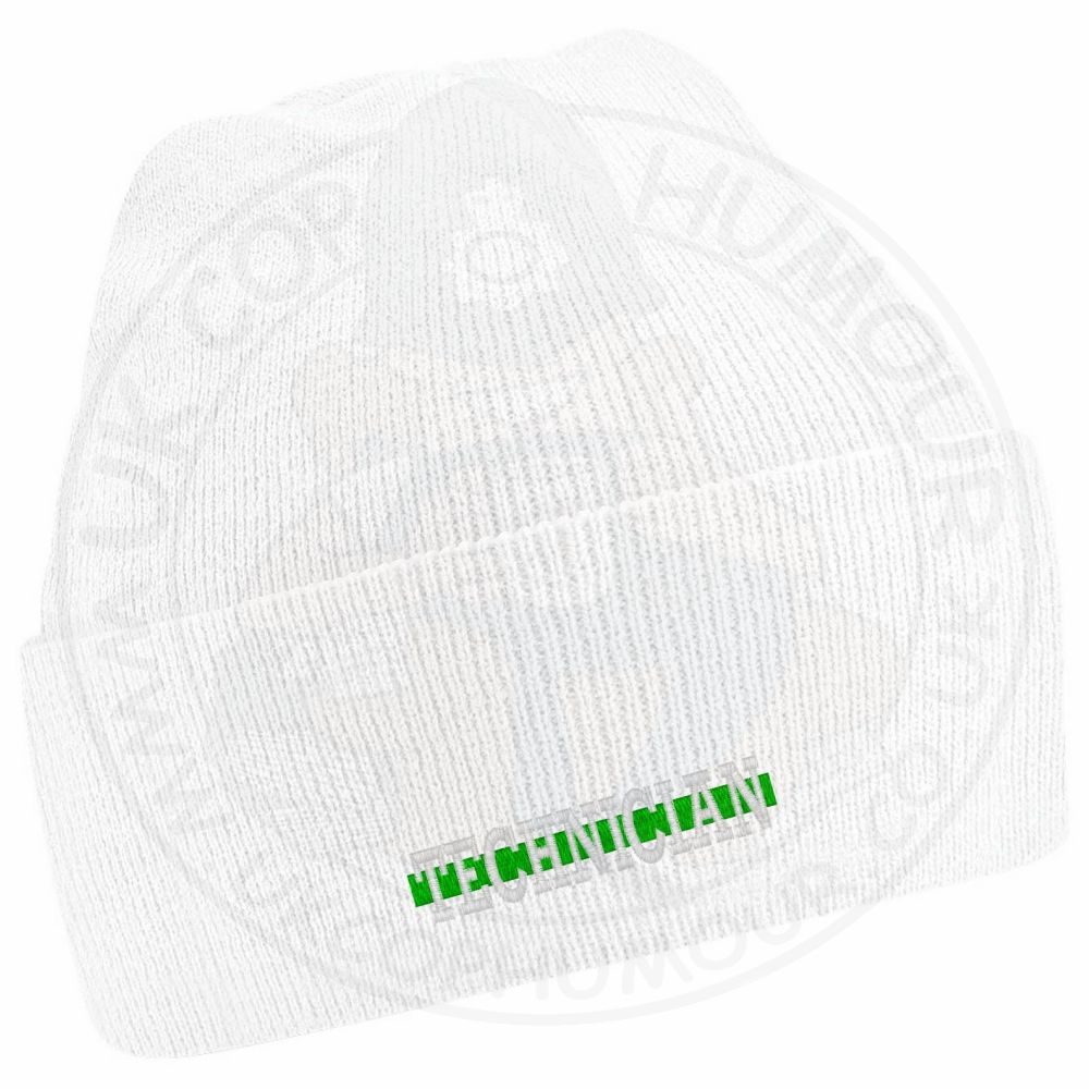 "Technician" Thin Green Line Beanie - Image 16