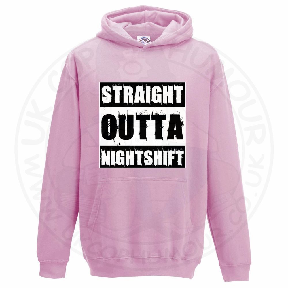 Kids Straight Outta Nightshift Hoodie - Image 11