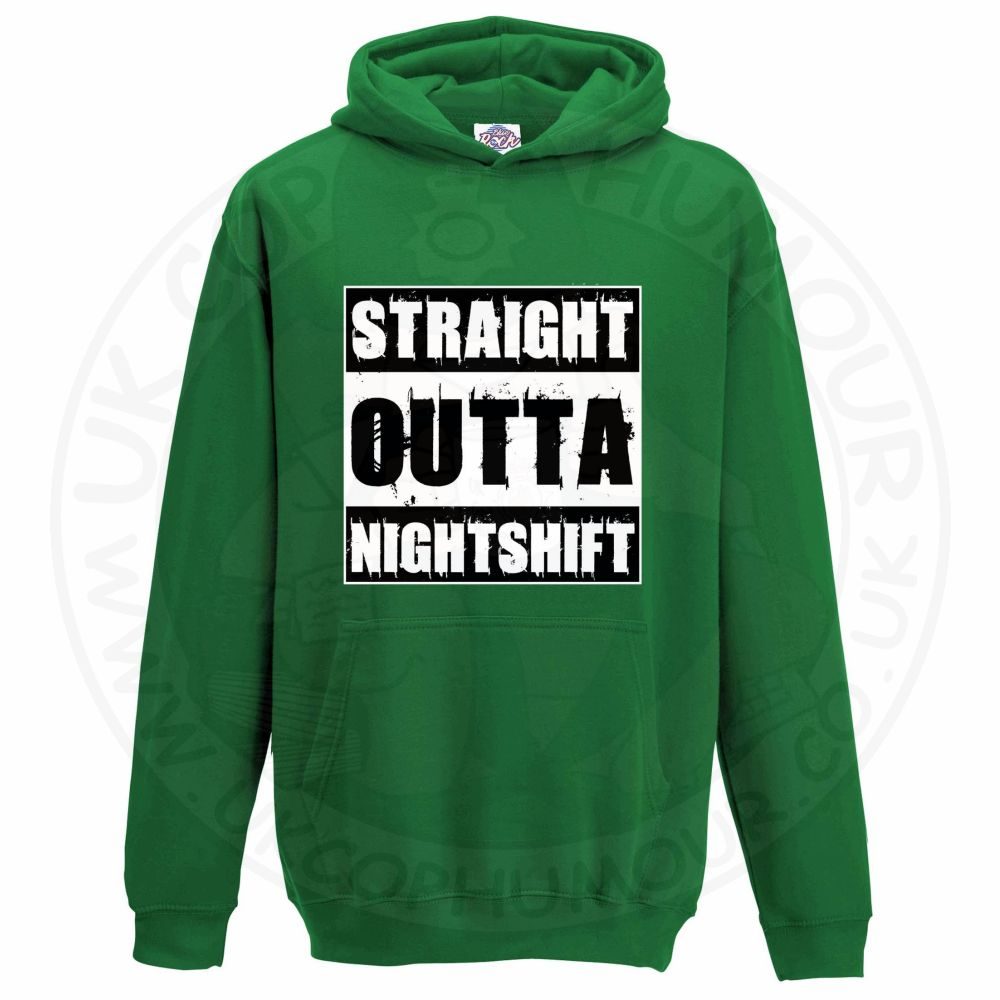 Kids Straight Outta Nightshift Hoodie - Image 8